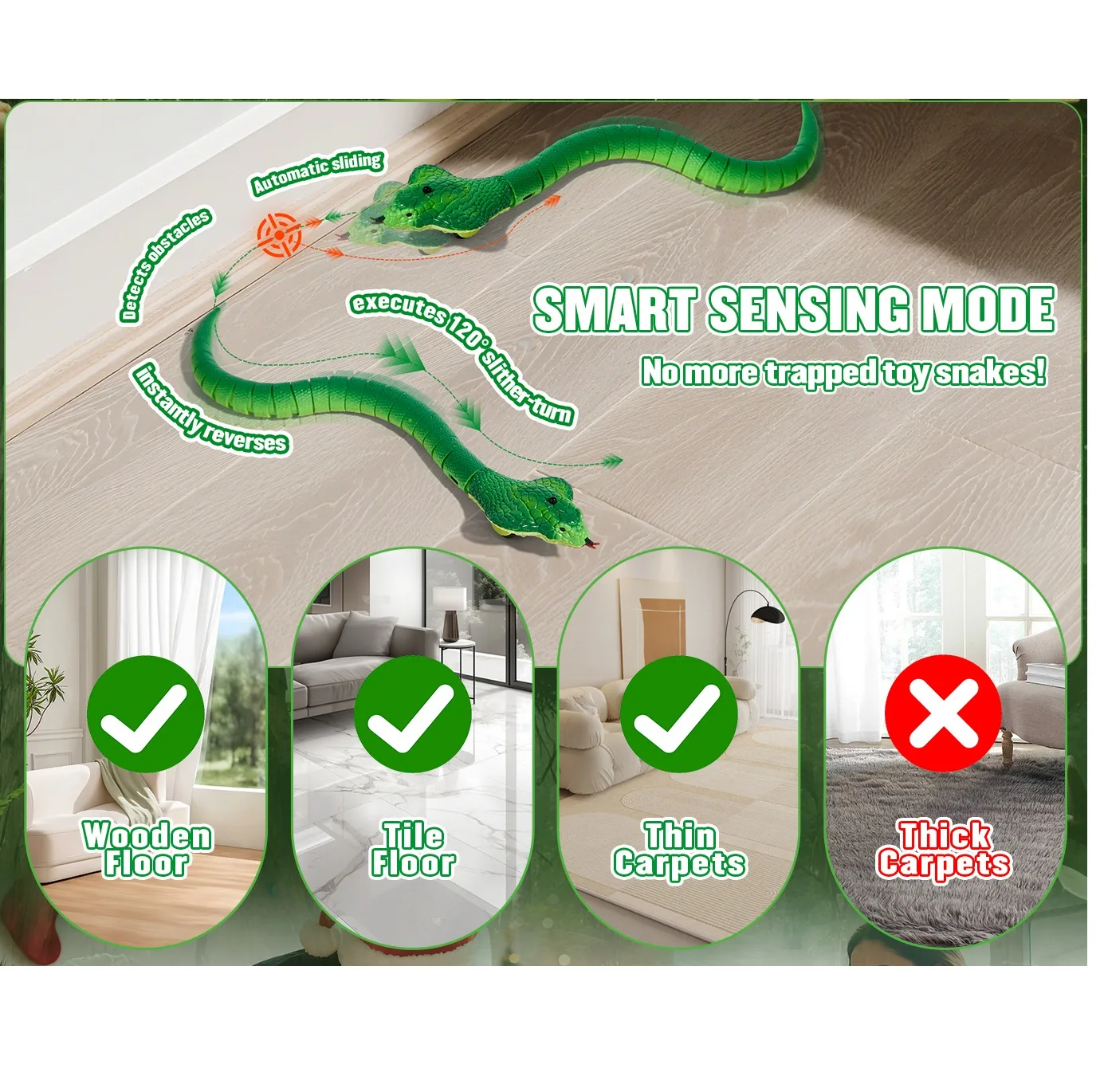 ربات اسباب بازی کنترلی مدل مار کبرا