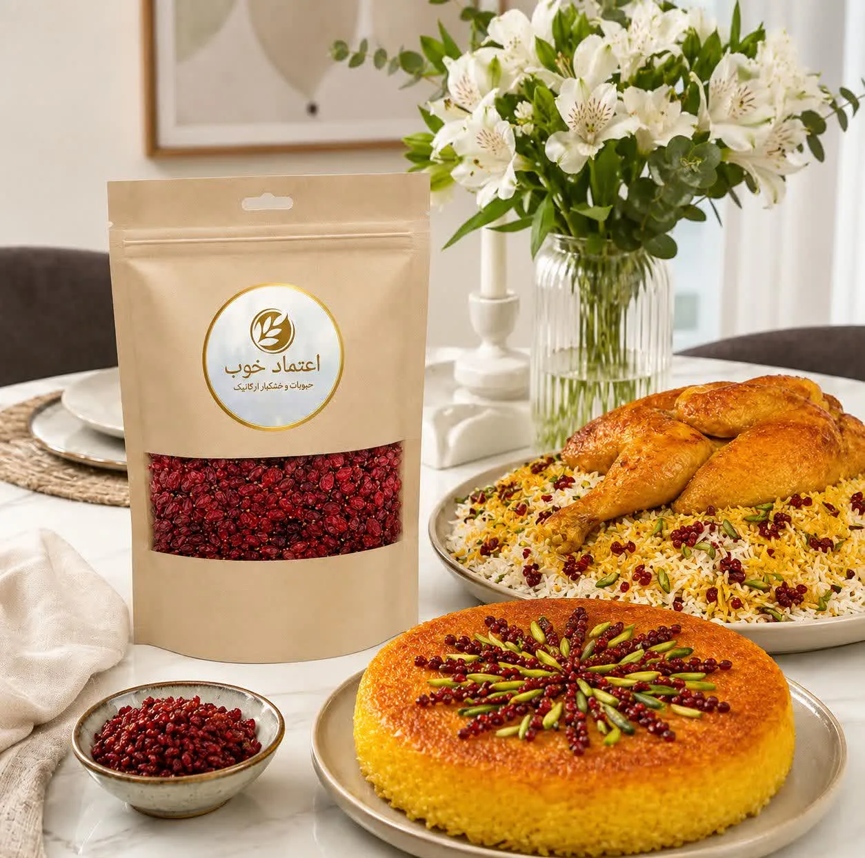 زرشک پفکی اعتماد خوب - 1000 گرم