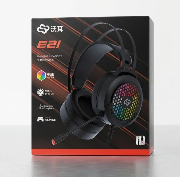 هدست مخصوص بازی مدل E21 RGB