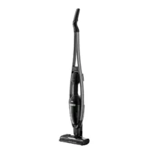 جارو شارژی عصایی آاگ مدل AS62B25OKO با باتری 25.2 ولت، دو حالته ایستاده و دستی، فیلتر سه‌مرحله‌ای ضد گرد و غبار، برس مخصوص حیوانات خانگی، چراغ LED جلو پارویی، کارکرد 40 دقیقه با برس گردان و مخزن 0.3 لیتری
