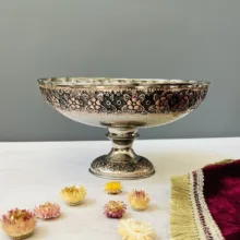 میوه خوری مسی مدل قلم زنی کد ZH320.18