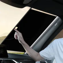 آفتابگیر رولی شیشه جلو خودرو مدل 53cm