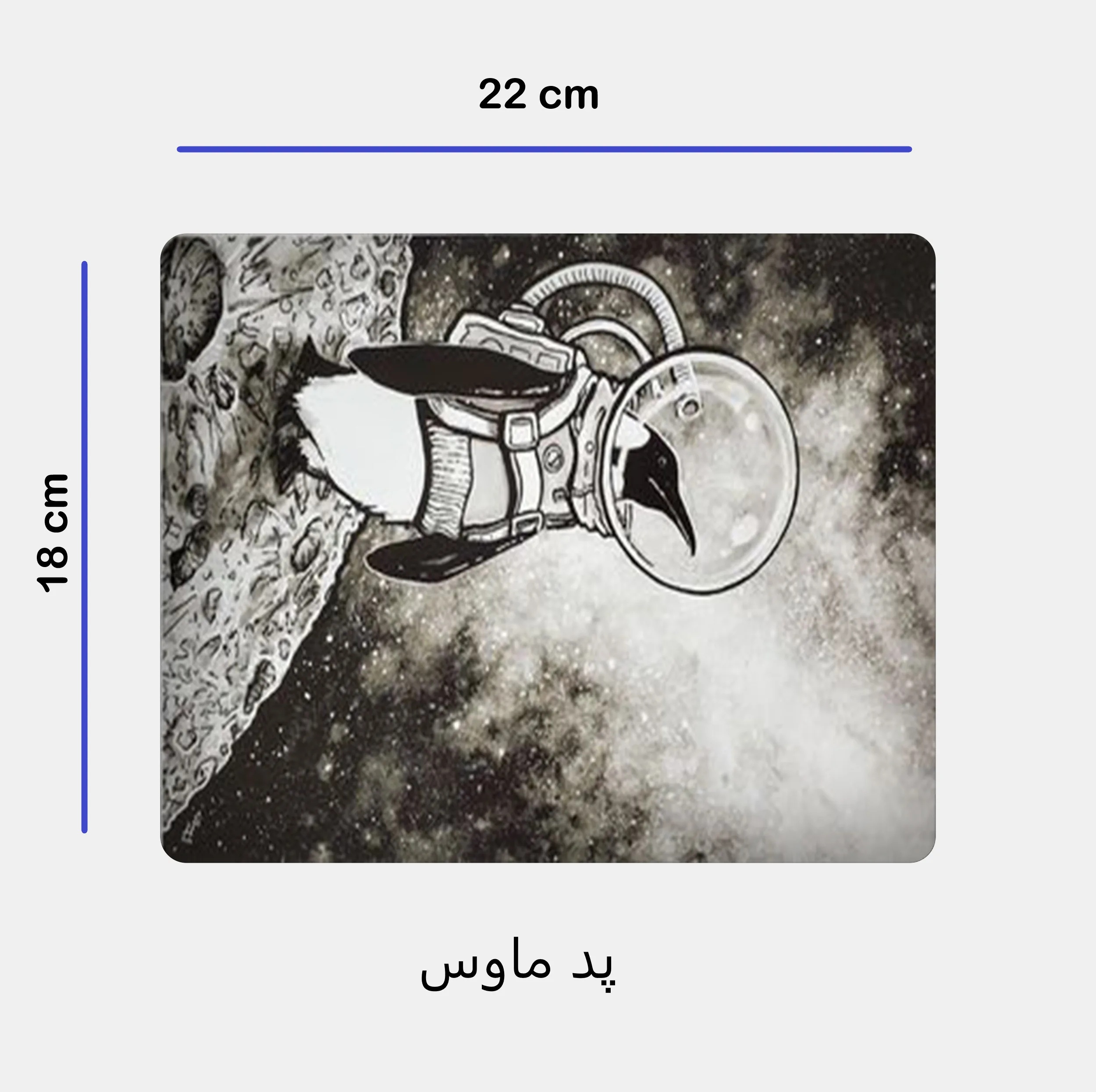 ست ماگ زیر لیوانی و پد ماوس مدل پنگوئن کد 99 مجموعه 3 عددی
