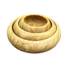 کاسه چوبی مدل z3