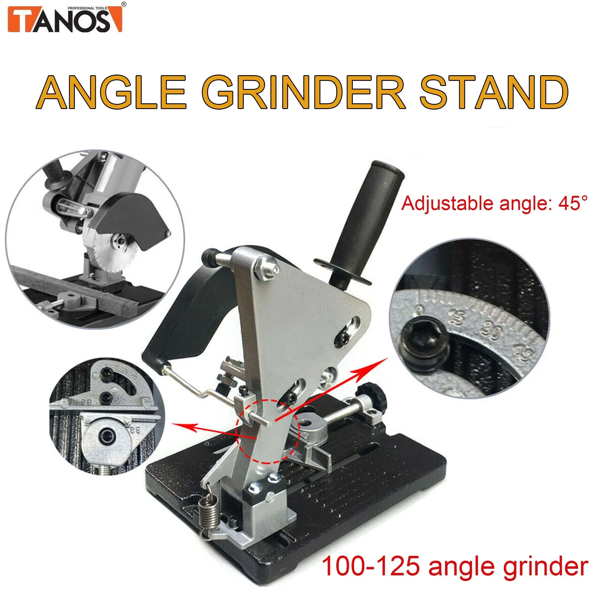 پایه مبدل مینی فرز به پرفیل بر تانوس مدل AGS -01-115