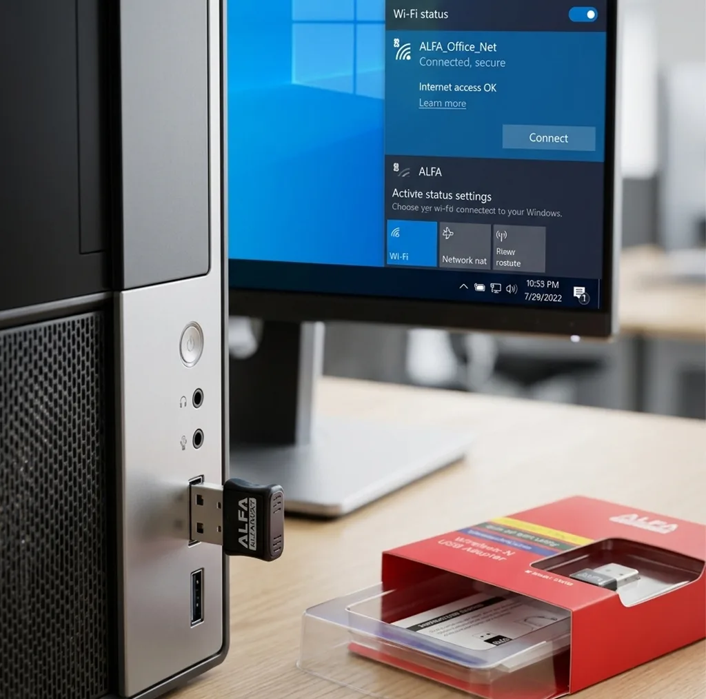 USB کارت شبکه آلفا نتورکس مدل UW06