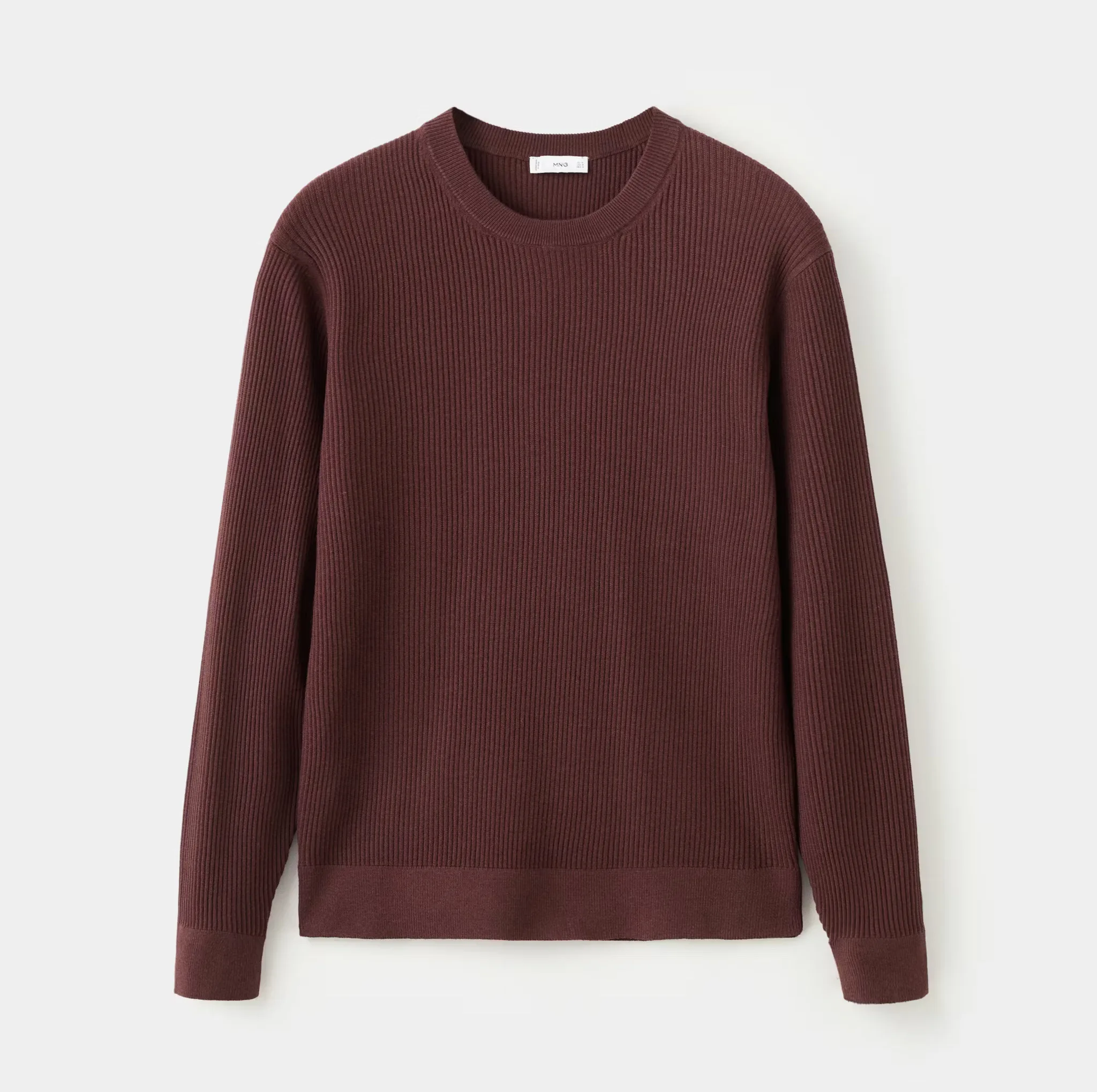 پلیور یقه گرد مردانه مانگو مدل REGULAR FIT COTTON