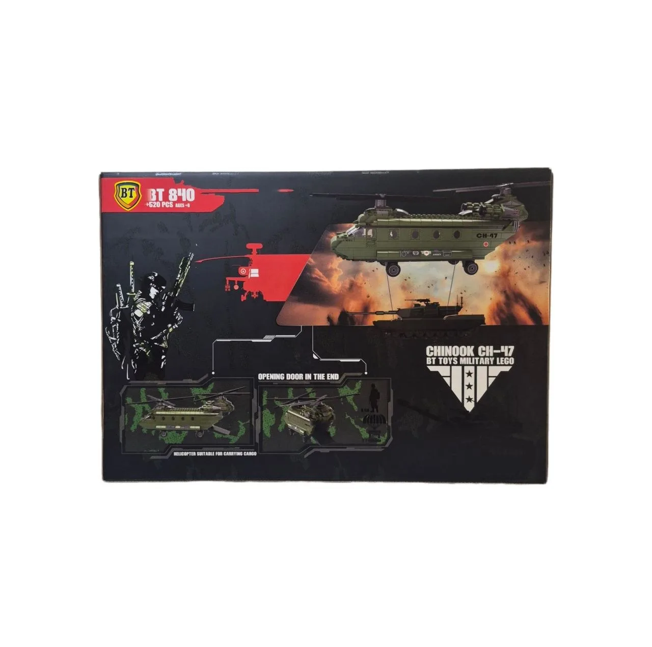 ساختنی 520 تکه بیتی مدل بالگرد کد BT840