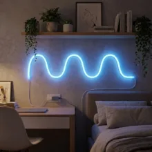 ریسه نئون فلکسی مدل 12v طول 6 متر