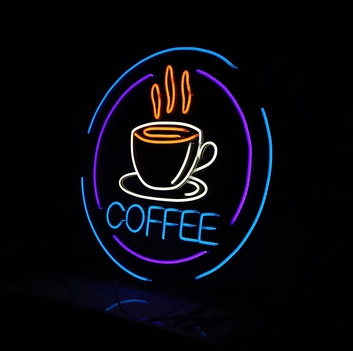 چراغ نئونی طرح coffee کد CO2025