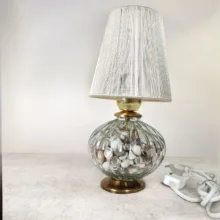 آباژور مدل شیشه و صدف