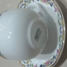 ست فنجان و نعلبکی 12 پارچه چینی زرین ایران سری ایتالیا اف مدل گلستان درجه یک