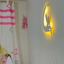 چراغ خواب کودک الیکسار مدل ماه و پری کد L2