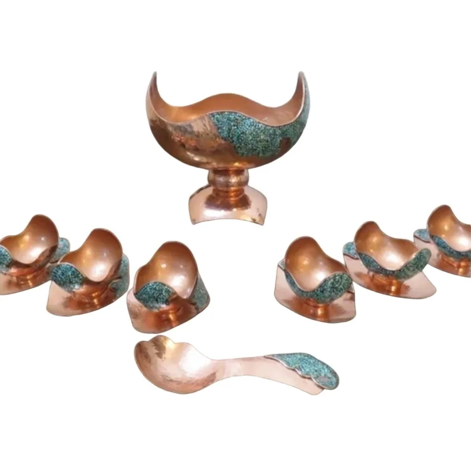 آجیل خوری فیروزه کوبی کد ۴۰ مجموعه ۱۴ عددی