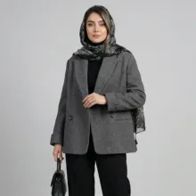 پالتو زنانه السانا مدل برشید کد 2381