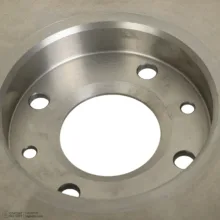 دیسک ترمز چرخ جلو جی آی اس پی کد 229715 مناسب برای پژو 206 تیپ 3 بسته دو عددی