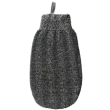 لیف ماساژ کارامل مدل CARBONIZED BAMBOO GLOVE بسته 2عددی