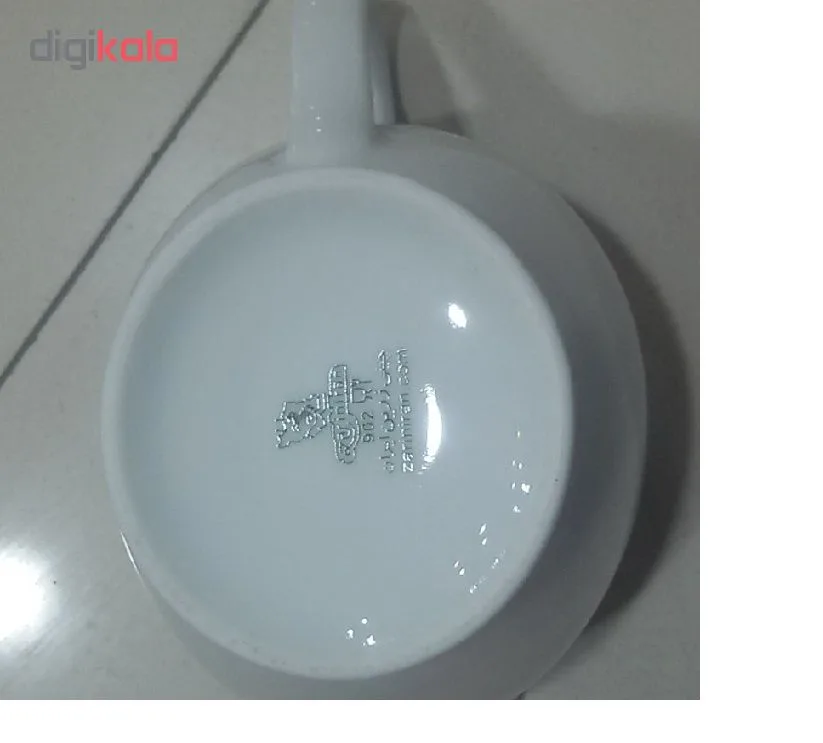 ست فنجان و نعلبکی 12 پارچه چینی زرین ایران سری ایتالیا اف مدل گلستان درجه یک