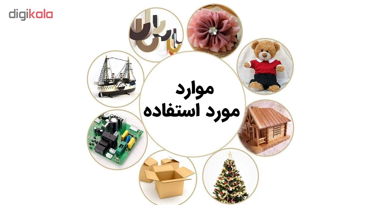 دستگاه چسب تفنگی جانسون مدل FL-138B به همراه یک عدد چسب حرارتی جانسون بصورت رایگان