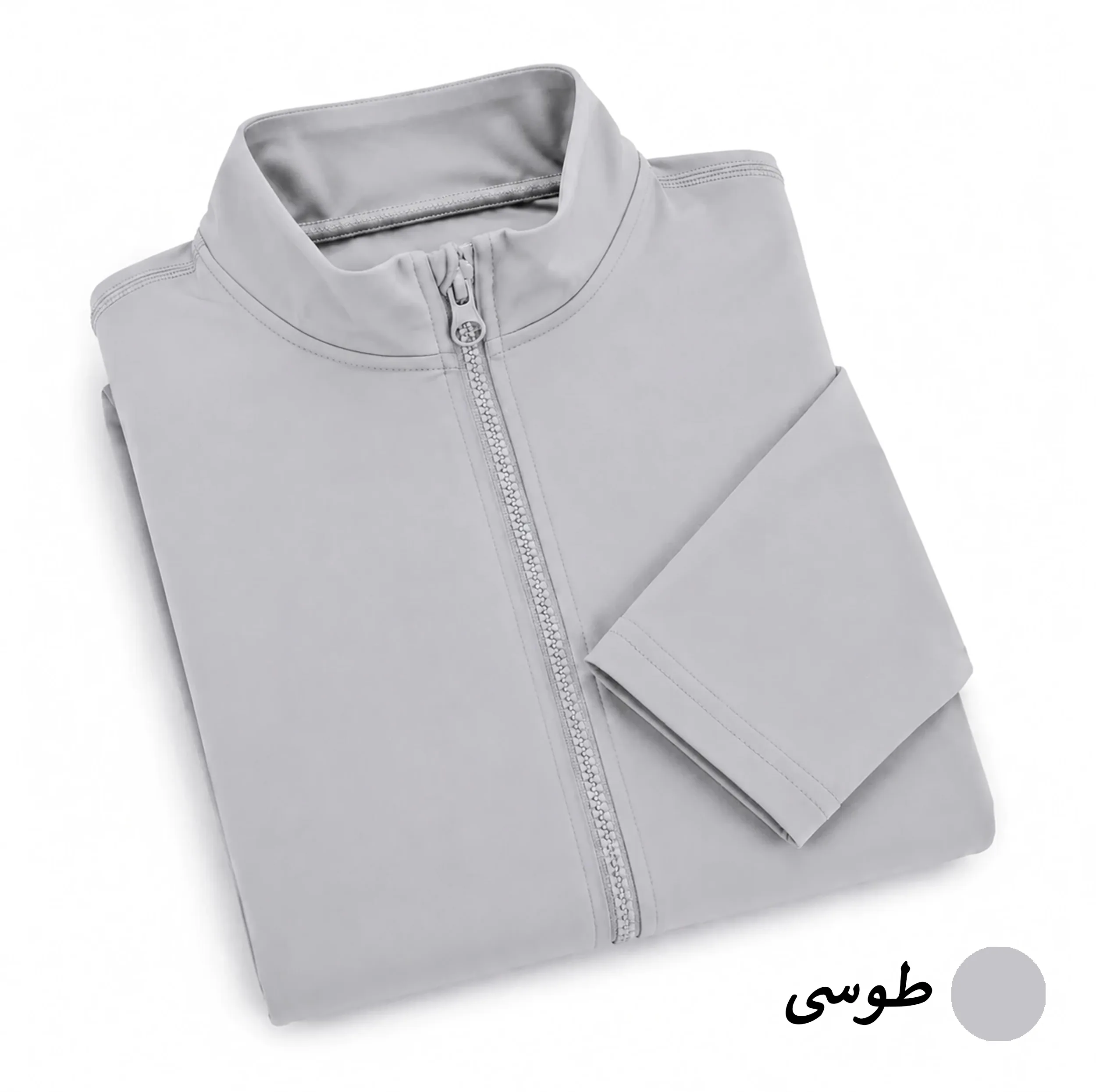 سرهمی ورزشی زیپ دار زنانه پشت کش مدل Aura کد M5771