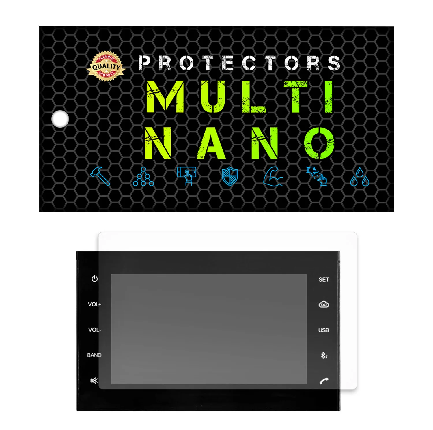 محافظ صفحه نمایش مانیتور خودرو مولتی نانو مدل X-S1M مناسب برای ام وی ام X33s