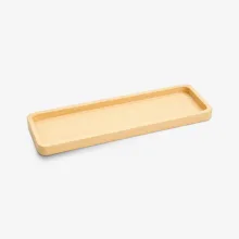 ظرف سرو چوبی مدل Roll 25، مستطیل از چوب روس، ابعاد 25×9×2 سانتی‌متر، مناسب اردوخوری، سوشی‌خوری و رولت‌خوری
