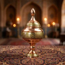 شکلات خوری خاتم کاری صنایع دستی اریسا کد 27