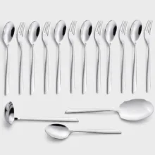 سرویس قاشق و چنگال 15 پارچه جی فی نی مدل G-252