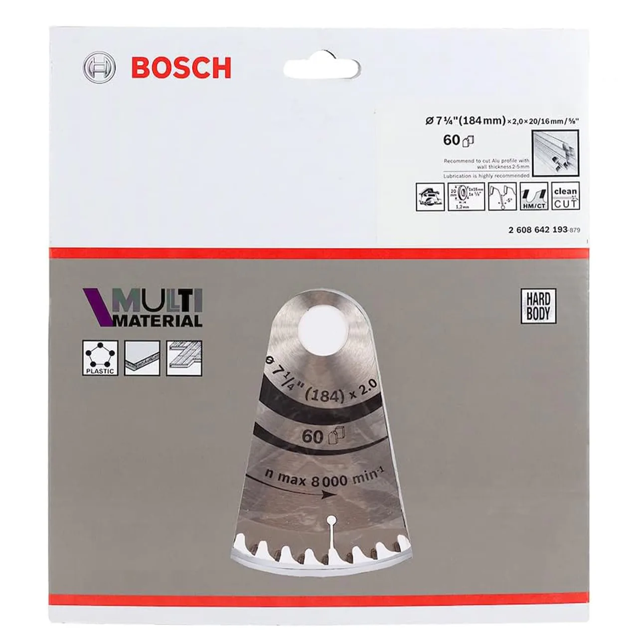 تیغ اره دیسکی بوش مدل Multi Material 184 کد 2608642193