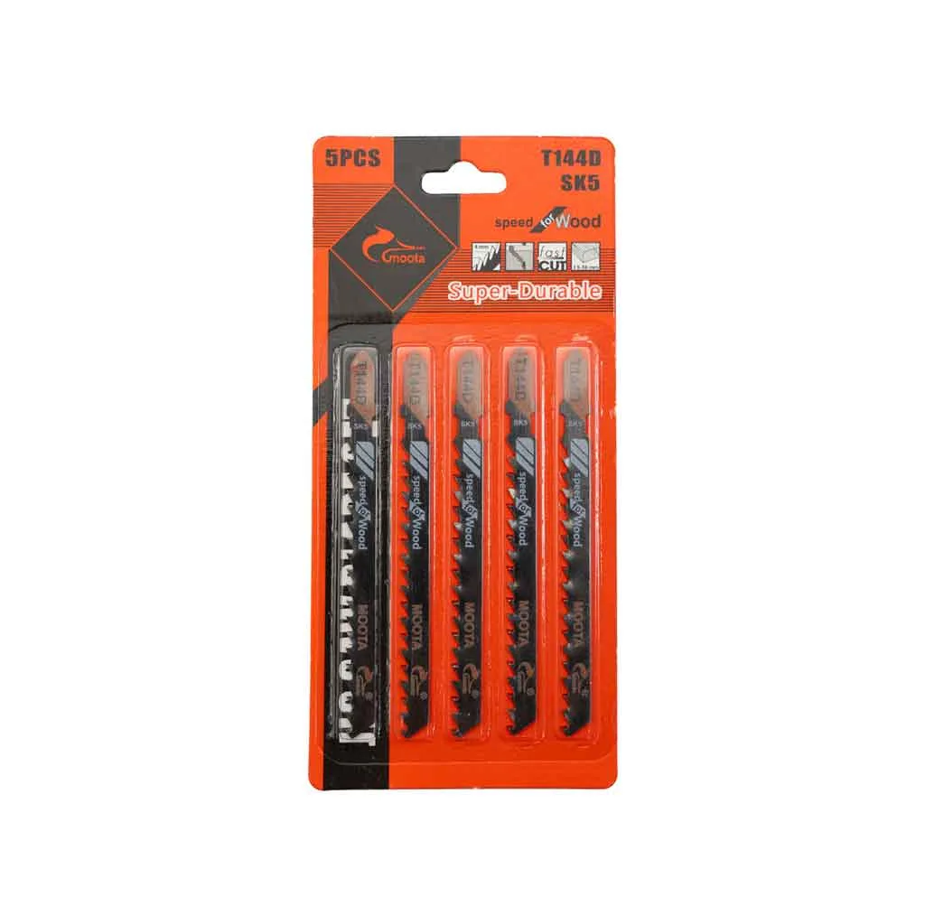 تیغ عمودبر چوب کوتاه موتا مدل T144D کد jt_5 مجموعه 5 عددی