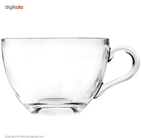 ست فنجان و نعلبکی پاشاباغچه مدل Bisik 97948 - بسته 6 عددی