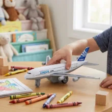 هواپیما بازی ناب سل مدل ایرباس A380 فلزی عقب کش کد  AIRBUS A380  AIRCRAFT NAAB002