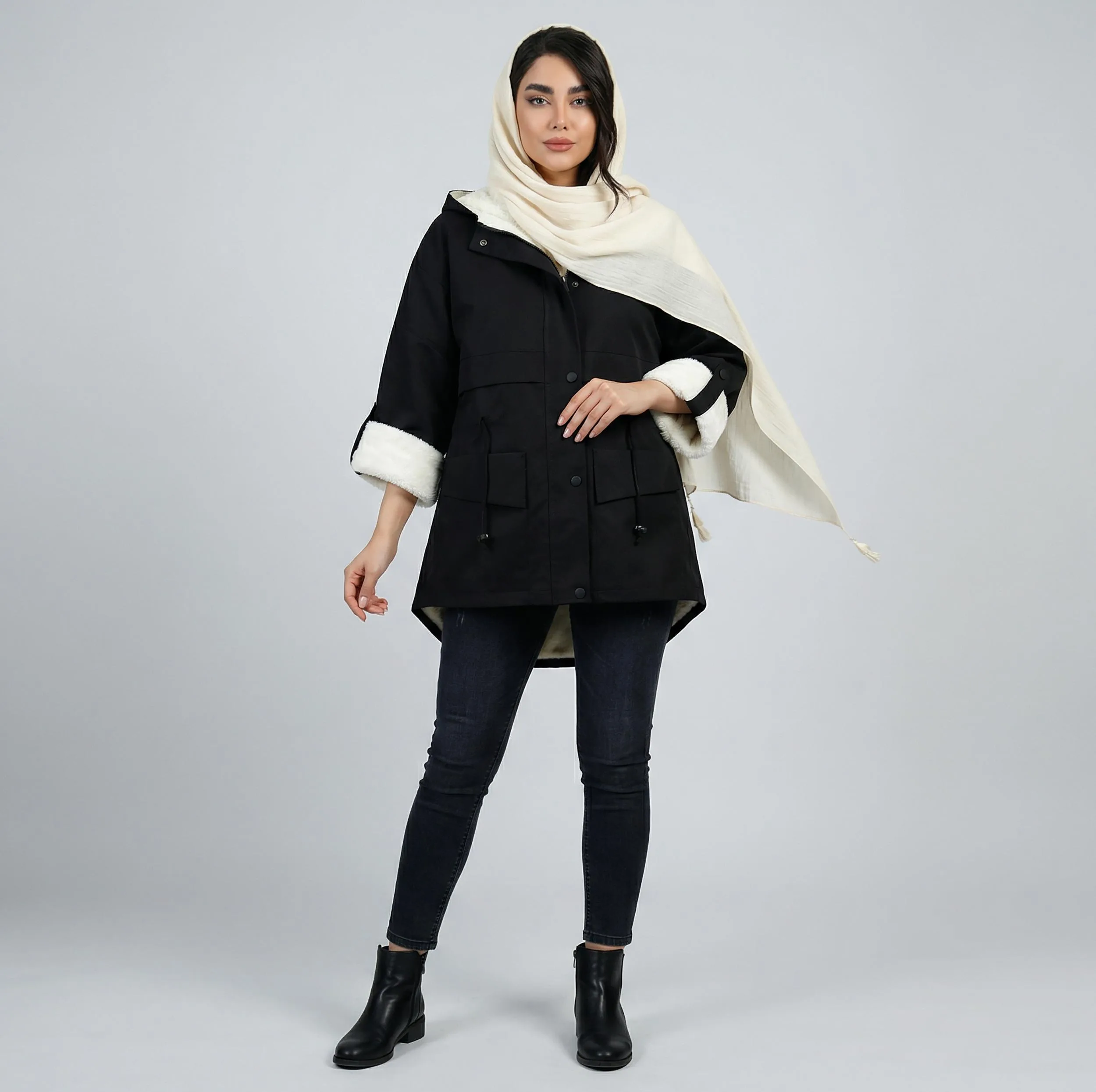 کاپشن زنانه السانا مدل الهام کد 235879