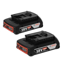 باتری لیتیومی 18 ولت 2 آمپر ساعت بوش مدل GBA 18V 2.0 AH – AMP Share مجموعه 2 عددی