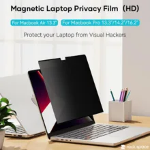 محافظ صفحه نمایش حریم شخصی راک اسپیس مدل MAGNETIC مناسب برای مک بوک های 16.2 اینچی