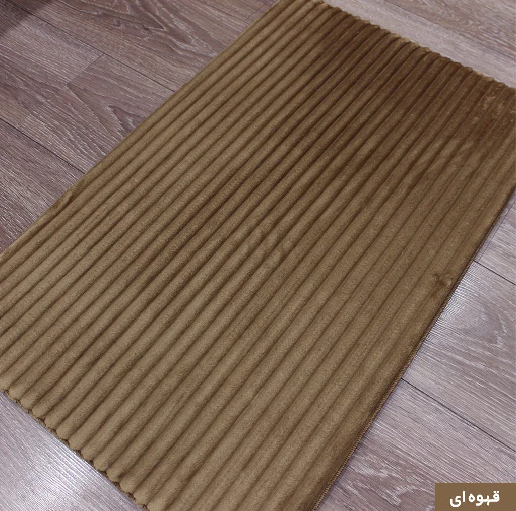 پادری وینوما مدل 4 لایه مخمل استرایپ سایز 50×100 سانتی متر مناسب برای فضای داخلی بسته 2 عددی