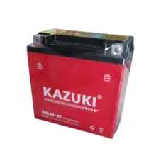 باتری موتور سیکلت 12 ولت 14 آمپر کازوکی مدل 12v14ab