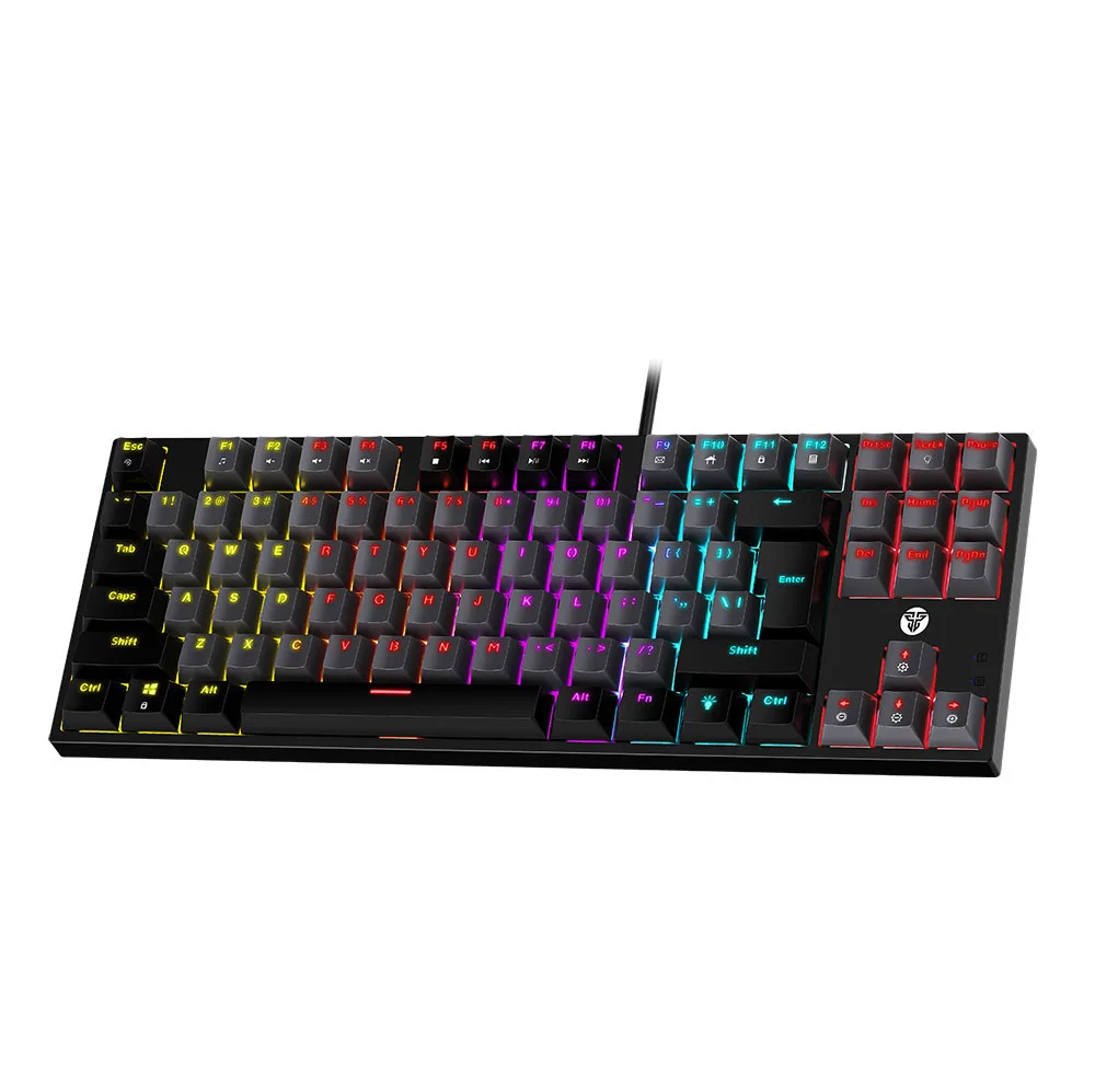 کیبورد گیمینگ فنتک مدل Atom87 MK876V2Redswitch