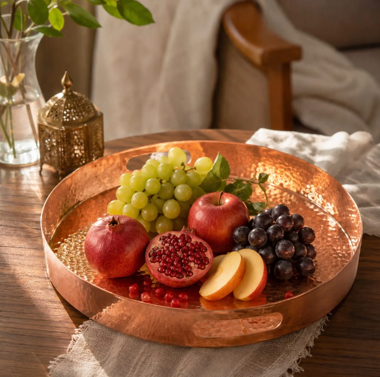 سینی مسی مدل گرد کد ZH413.1