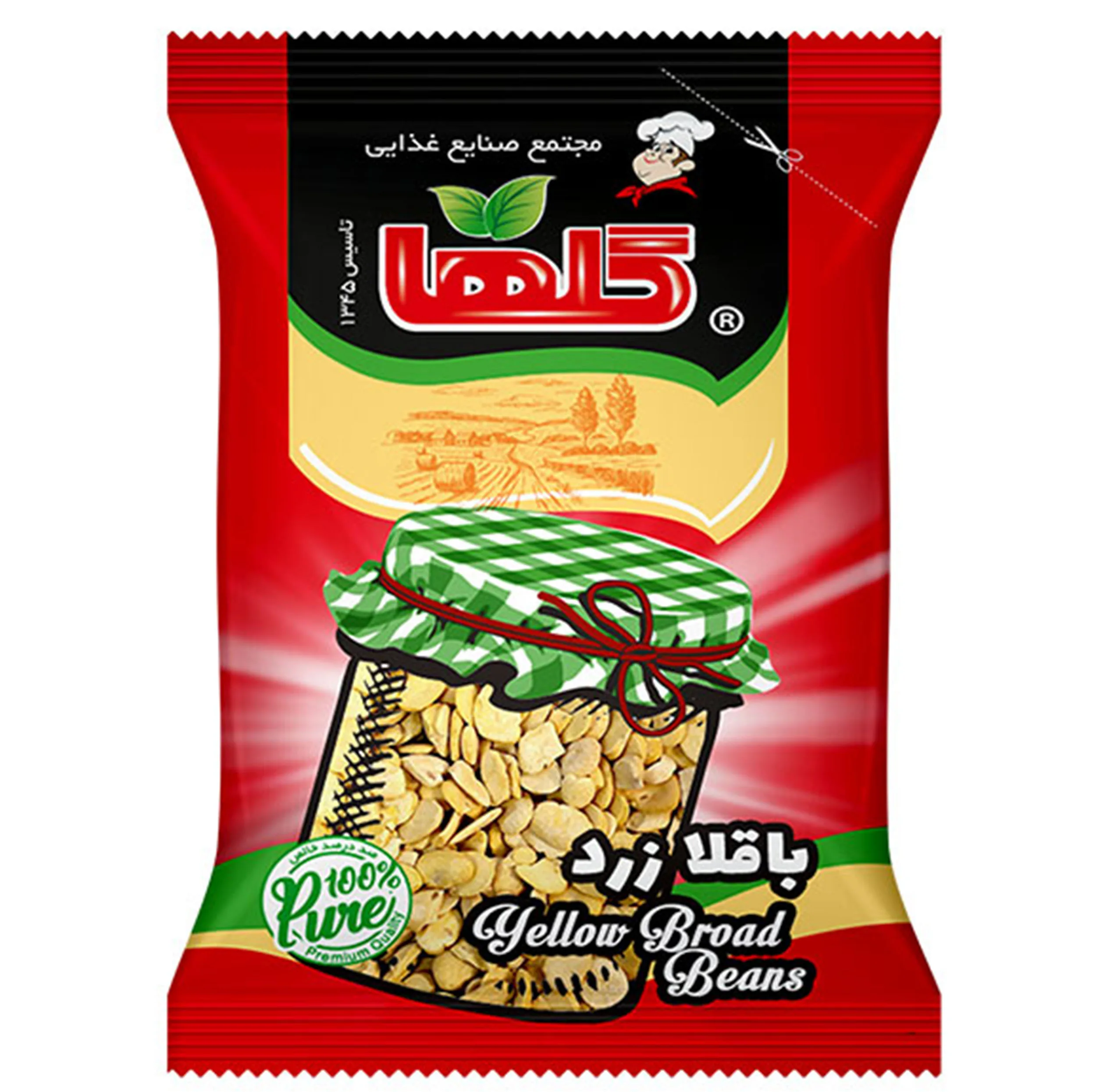 باقلا زرد گلها - 400 گرم
