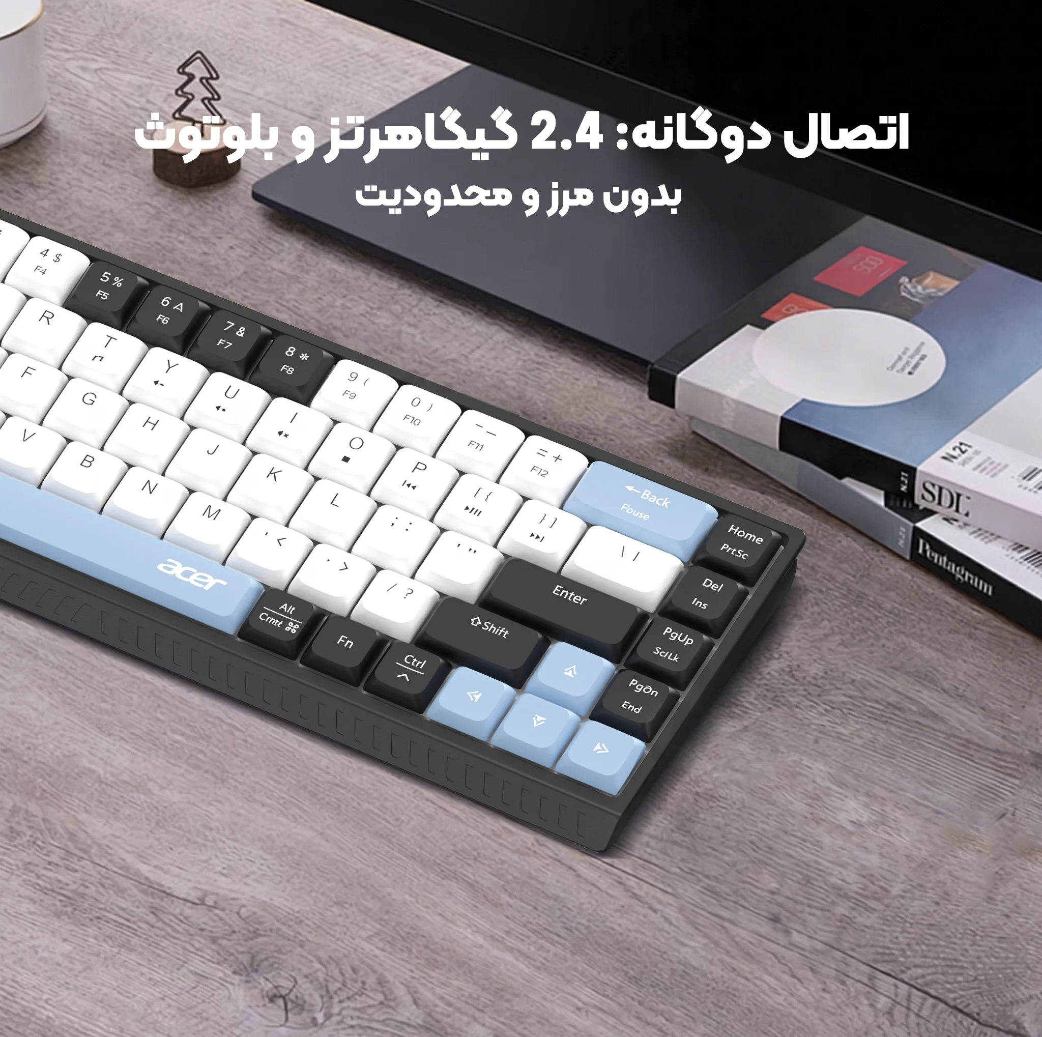 کیبورد بی سیم ایسر مدل OKR264
