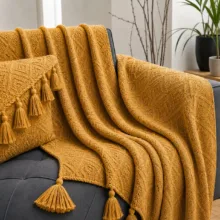 شال مبل و تخت مدل ترک پانچی سایز 145*290 سانتی‌متر