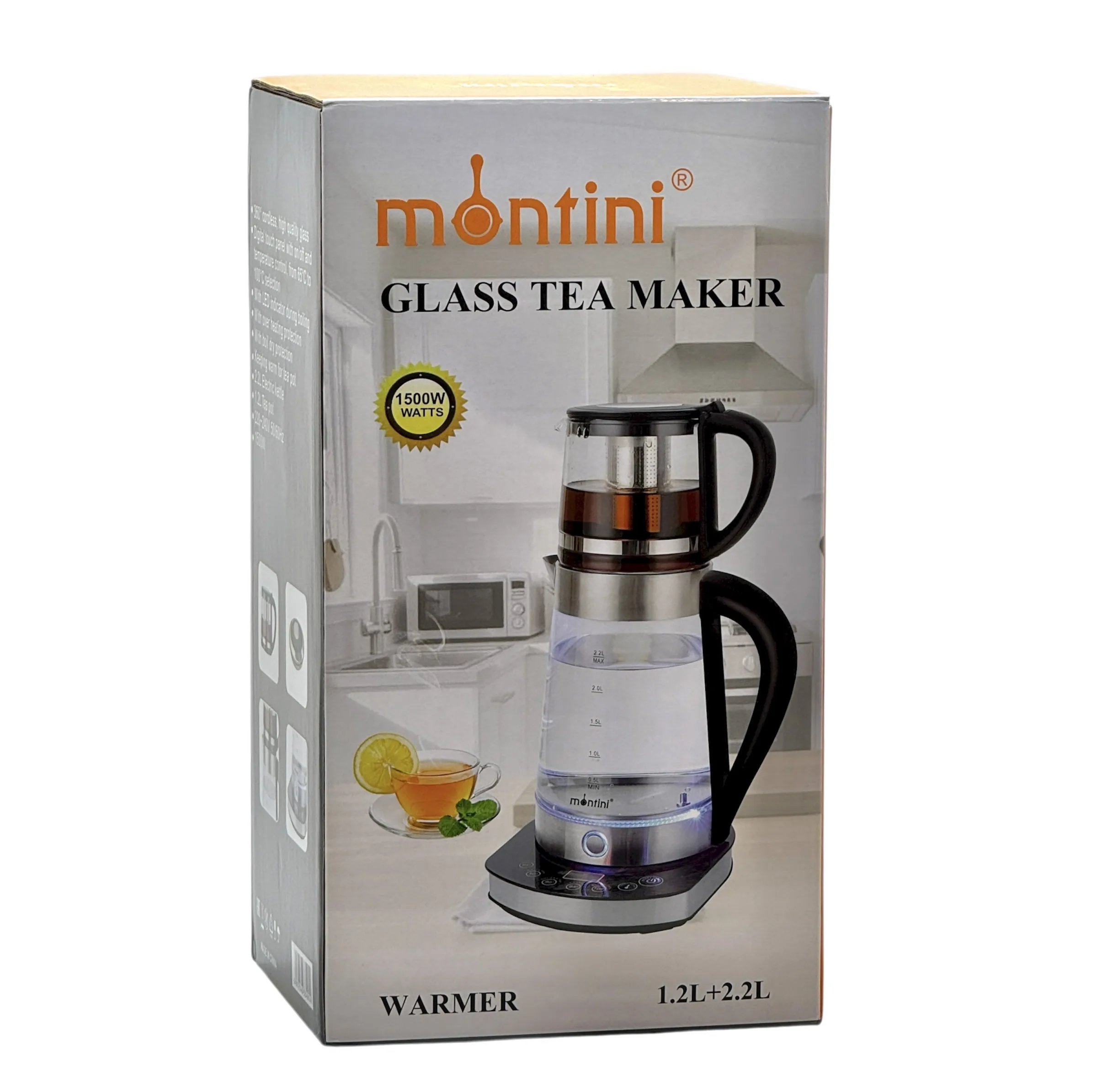 چای ساز روی هم مونتینی مدل WARMER