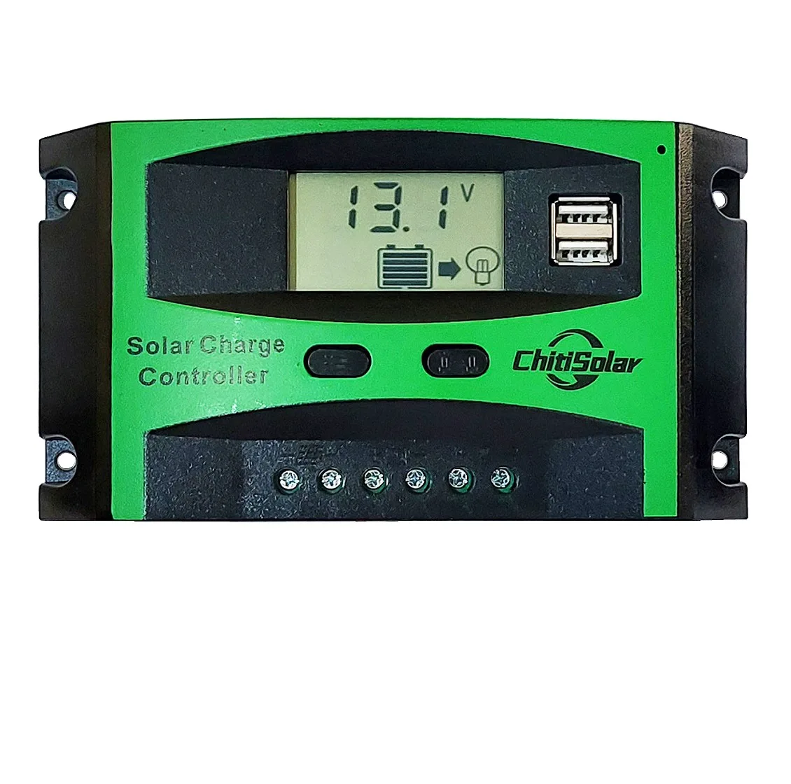 کنترل کننده دیجیتال شارژ خورشیدی چیتی سولار  مدل PWM-ADJ10