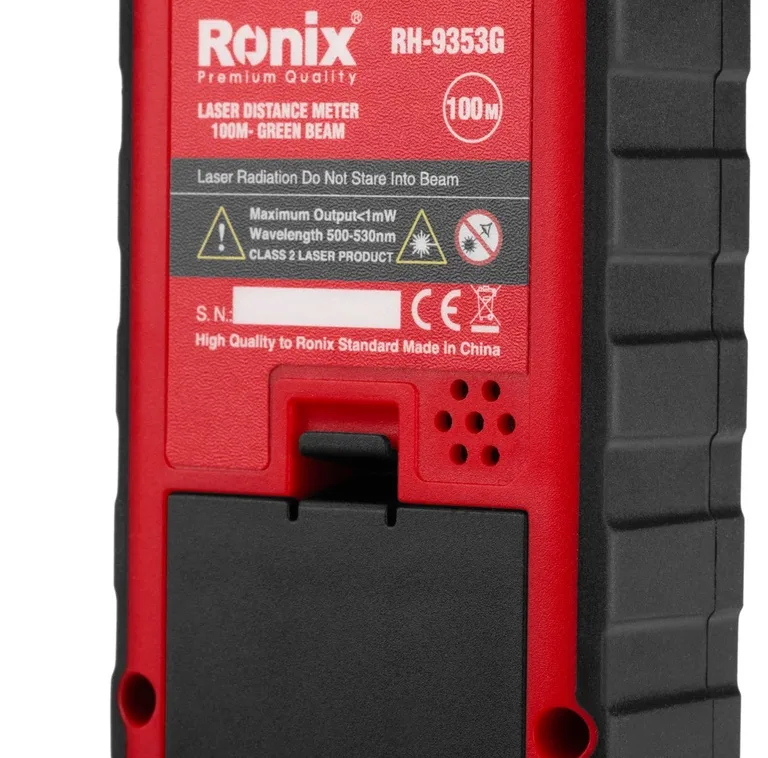 متر لیزری رونیکس مدل RH-9353G برد 100 متر