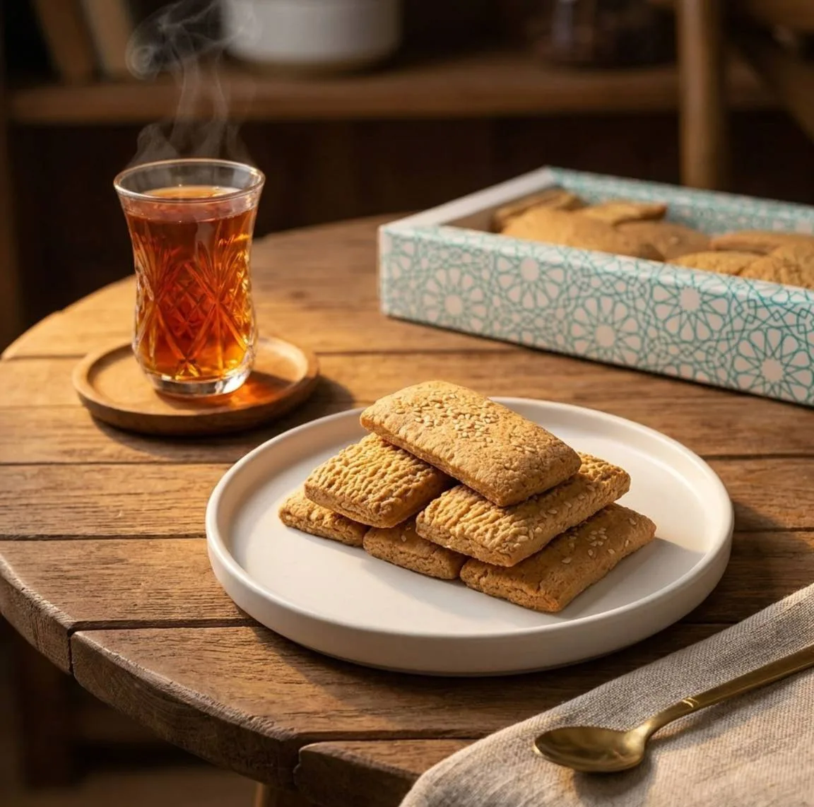 بیسکویت چهارشیره رژیمی بدون قند - 325 گرم