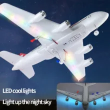 هواپیما بازی کنترلی ناب سل مدل مسافربری شارژی ایرباس کد AIRCRAFT AIRBUS A380  با قابلیت پرواز