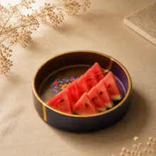 میوه خوری سنگی مدل گلدار کد 1015