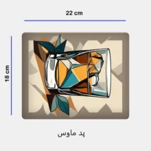 ست ماگ به همراه زیر لیوانی و پد ماوس مدل نوشیدنی کد 209