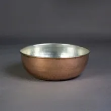 کاسه مسی مدل چکشی زنجان کد za21795383 مجموعه دو عددی
